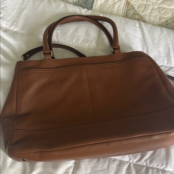 Brown Leather Women's Coach Bag serial: d1481-f23268 - Picture 3 of 12